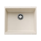 Blanco Precis SILGRANIT 21" Single Bowl Undermount Kitchen Sink Blanco