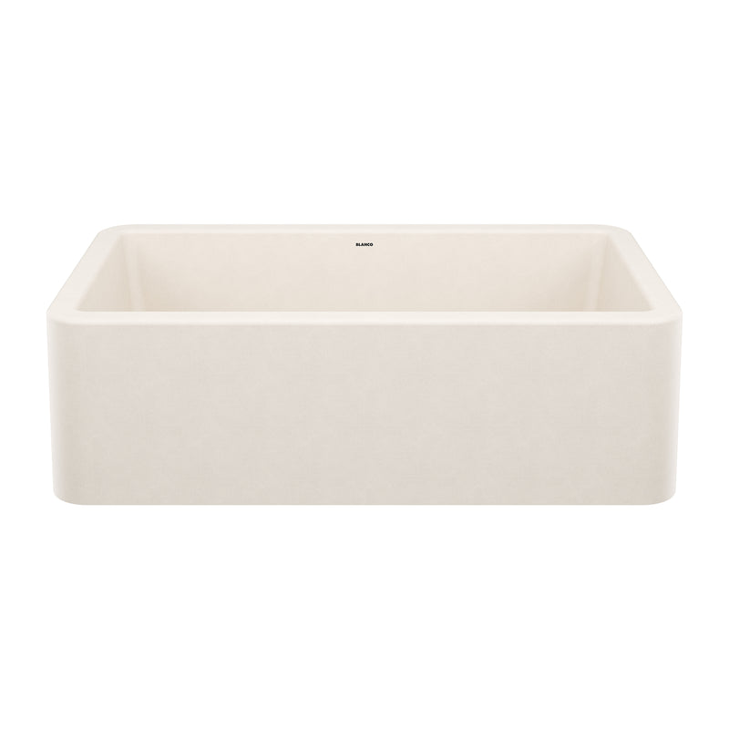 Blanco Ikon SILGRANIT 33" Single Bowl Apron-Front Farmhouse Sink Blanco