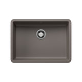 Blanco Precis SILGRANIT 25" ADA Single Bowl Undermount Kitchen Sink Blanco