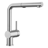 Blanco Linus Low Arc Pull-Out Dual-Spray Kitchen Faucet Blanco