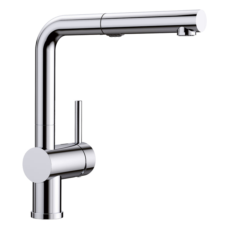 Blanco Linus Low Arc Pull-Out Dual-Spray Kitchen Faucet Blanco