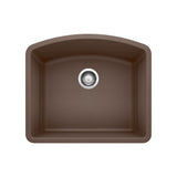 Blanco Diamond SILGRANIT 24" Single Bowl Undermount Kitchen Sink Blanco