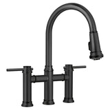 Blanco Empressa Pull-Down Dual-Spray Bridge Faucet Blanco