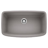 Blanco Valea SILGRANIT 32" Super Single Undermount Kitchen Sink Blanco