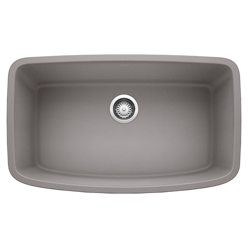 Blanco Valea SILGRANIT 32" Super Single Undermount Kitchen Sink Blanco