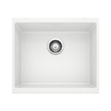 Blanco Precis SILGRANIT 21" Single Bowl Undermount Kitchen Sink Blanco