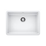 Blanco Precis SILGRANIT 25" ADA Single Bowl Undermount Kitchen Sink Blanco