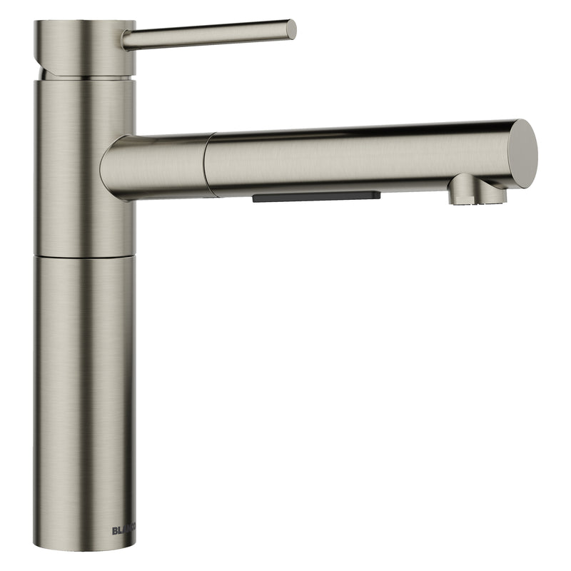 Blanco Alta II Low Arc Pull-Out Dual-Spray Kitchen Faucet Blanco