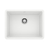 Blanco Precis SILGRANIT 24" Single Bowl Undermount Kitchen Sink Blanco