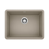 Blanco Precis SILGRANIT 24" Single Bowl Undermount Kitchen Sink Blanco