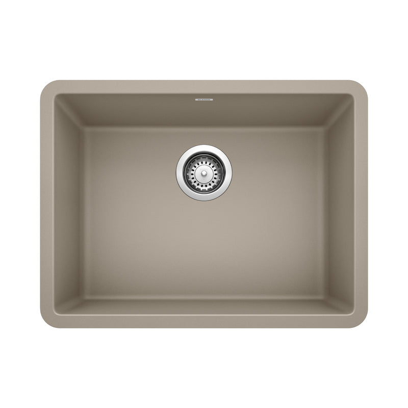 Blanco Precis SILGRANIT 24" Single Bowl Undermount Kitchen Sink Blanco