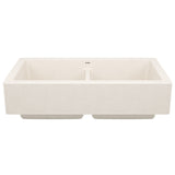 Blanco Vintera SILGRANIT 33" Double Bowl Apron-Front Farmhouse Sink Blanco