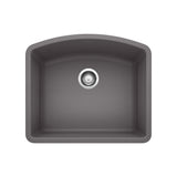 Blanco Diamond SILGRANIT 24" Single Bowl Undermount Kitchen Sink Blanco