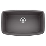 Blanco Valea SILGRANIT 32" Super Single Undermount Kitchen Sink Blanco