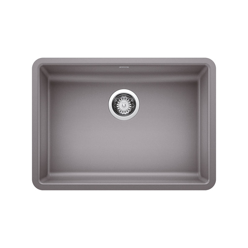 Blanco Precis SILGRANIT 25" ADA Single Bowl Undermount Kitchen Sink Blanco