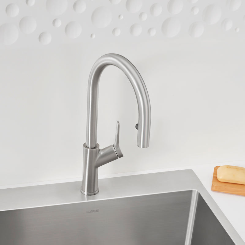 Blanco Urbena Pull-Down Dual-Spray Kitchen Faucet Blanco