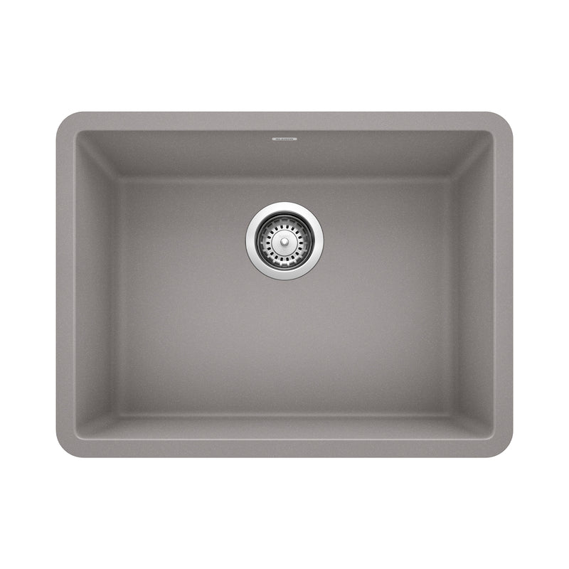 Blanco Precis SILGRANIT 24" Single Bowl Undermount Kitchen Sink Blanco