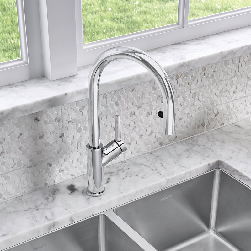 Blanco Urbena Pull-Down Dual-Spray Kitchen Faucet Blanco