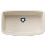 Blanco Valea SILGRANIT 32" Super Single Undermount Kitchen Sink Blanco