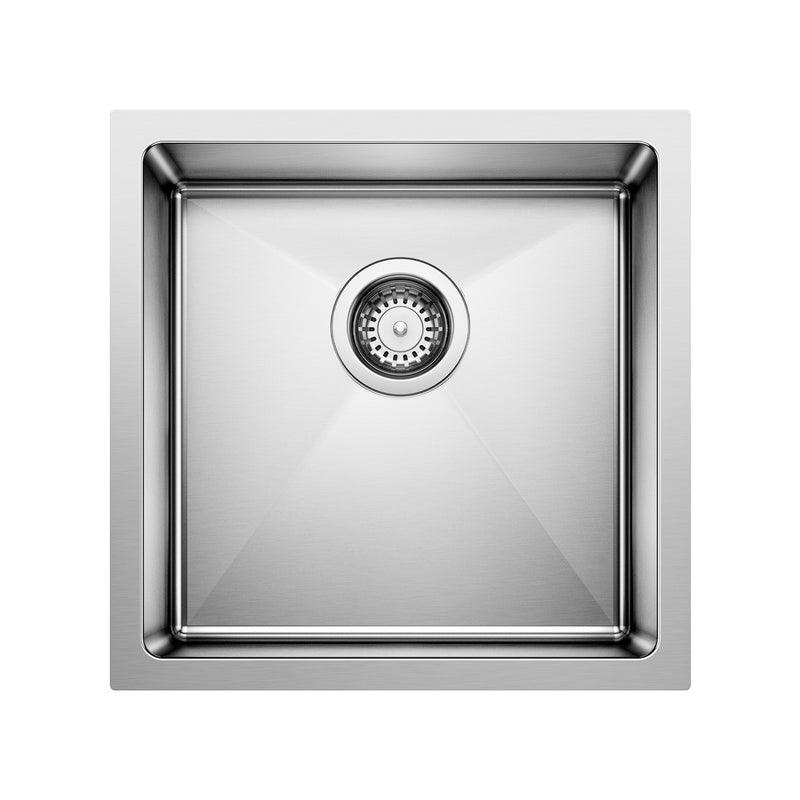 Blanco Cuvee R15 17" Undermount Stainless Steel Bar Sink Blanco