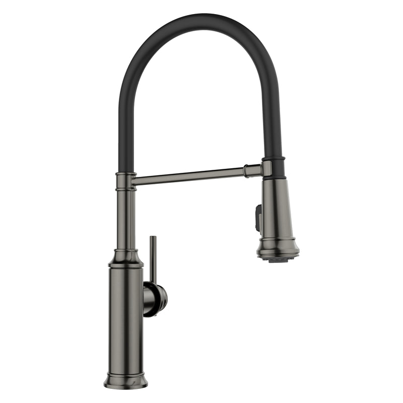 Blanco Empressa Semi-Pro Pull-Down Dual-Spray Kitchen Faucet Blanco