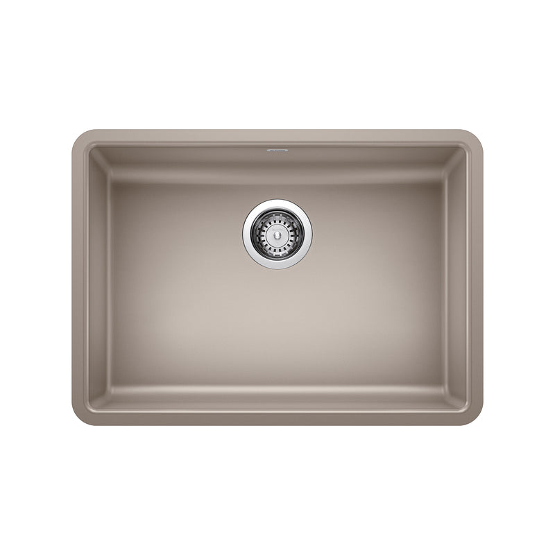 Blanco Precis SILGRANIT 25" ADA Single Bowl Undermount Kitchen Sink Blanco