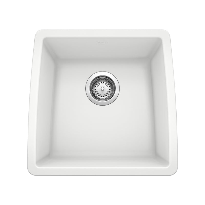 Blanco Performa SILGRANIT 17" Undermount Bar Sink Blanco