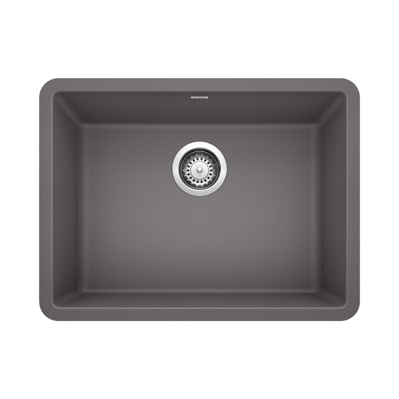 Blanco Precis SILGRANIT 24" Single Bowl Undermount Kitchen Sink Blanco