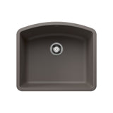 Blanco Diamond SILGRANIT 24" Single Bowl Undermount Kitchen Sink Blanco