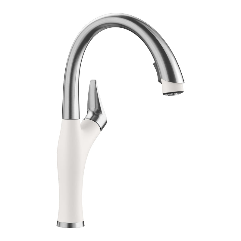 Blanco Artona Pull-Down Dual-Spray Kitchen Faucet Blanco