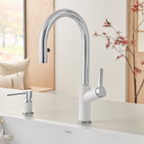 Blanco Urbena Pull-Down Dual-Spray Kitchen Faucet Blanco