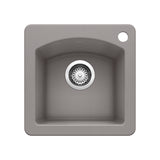 Blanco Diamond SILGRANIT 15" Dual Mount Bar Sink Blanco