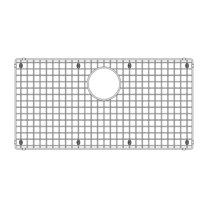 Blanco Stainless Steel Sink Grid for Quatrus 32" Single Bowl Sinks Blanco