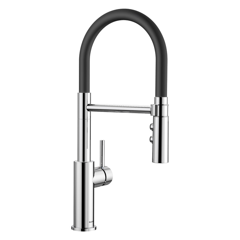 Blanco Catris Flexo Semi-Pro Pull-Down Dual-Spray Kitchen Faucet Blanco