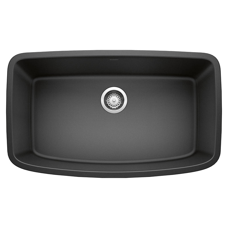 Blanco Valea SILGRANIT 32" Super Single Undermount Kitchen Sink Blanco