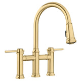 Blanco Empressa Pull-Down Dual-Spray Bridge Faucet Blanco