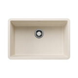 Blanco Precis SILGRANIT 27" Single Bowl Undermount Kitchen Sink Blanco