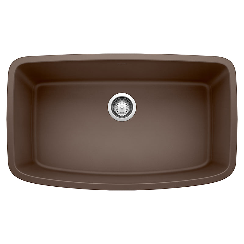 Blanco Valea SILGRANIT 32" Super Single Undermount Kitchen Sink Blanco