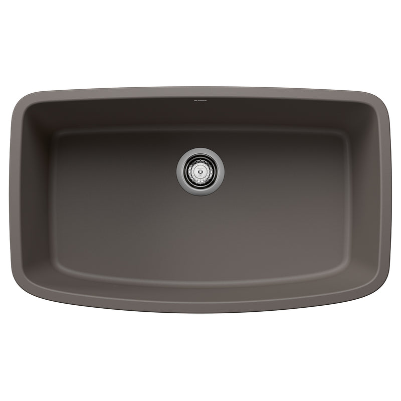 Blanco Valea SILGRANIT 32" Super Single Undermount Kitchen Sink Blanco