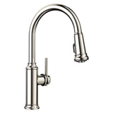 Blanco Empressa High Arc Pull-Down Dual-Spray Kitchen Faucet Blanco