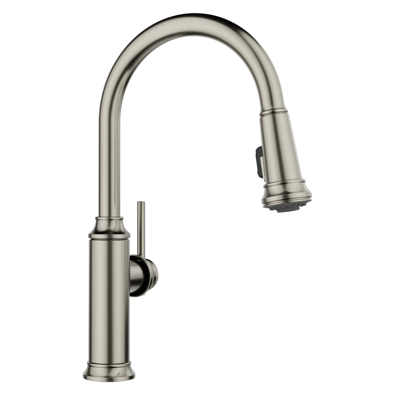 Blanco Empressa High Arc Pull-Down Dual-Spray Kitchen Faucet Blanco