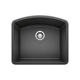 Blanco Diamond SILGRANIT 24" Single Bowl Undermount Kitchen Sink Blanco