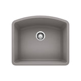 Blanco Diamond SILGRANIT 24" Single Bowl Undermount Kitchen Sink Blanco