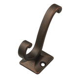 Hickory Hardware Catania Coat Hook Double 3/4 Inch Center to Center Hickory Hardware