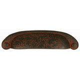 Hickory Hardware Refined Rustic Cup Pull 3 Inch & 3-3/4 Inch (96mm) Center to Center Hickory Hardware