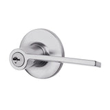 Kwikset Palmina Lever Entry Door Lock with SmartKey with RCAL Latch and RCS Strike Kwikset