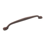 Hickory Hardware Refined Rustic Pull 8-13/16 Inch (224mm) Center to Center Hickory Hardware