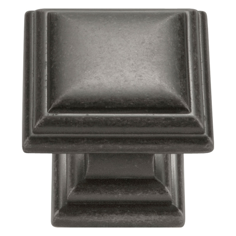 Hickory Hardware Somerset Knob 1-1/16 Inch Square Hickory Hardware