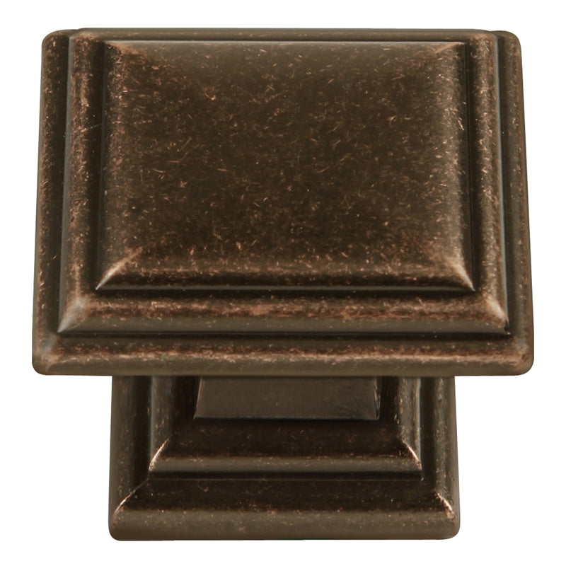 Hickory Hardware Somerset Knob 1-5/16 Inch Square Hickory Hardware