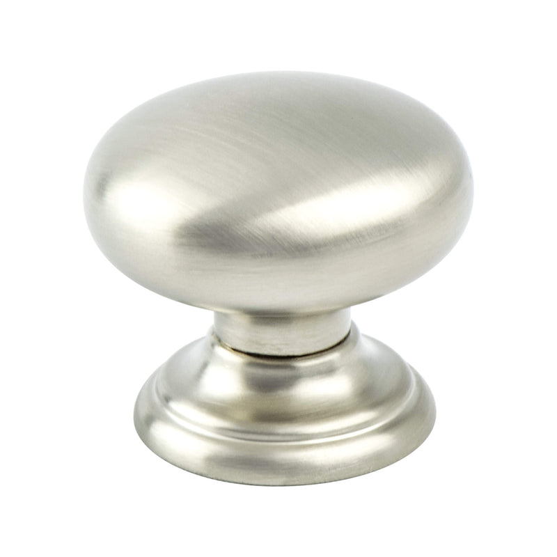 Berenson Euro Classica Brushed Nickel Round Knob Berenson